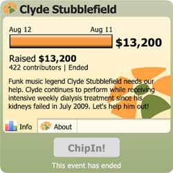 Clyde Stubblefield - ChipIn!