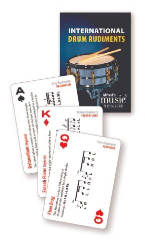 International Drum Rudiments - Playing Cards